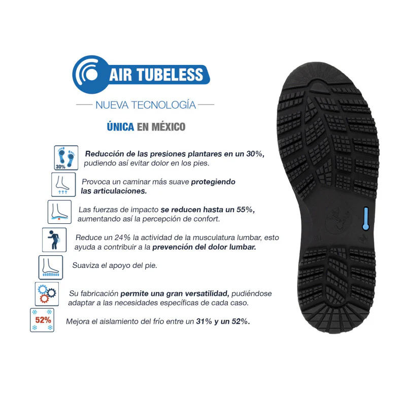 TENIS DE SEGURIDAD ANTIPENETRACIÓN BERRENDO W296 PARA HOMBRE - Image 5